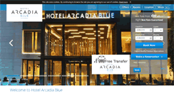 Desktop Screenshot of hotelarcadiablue.com